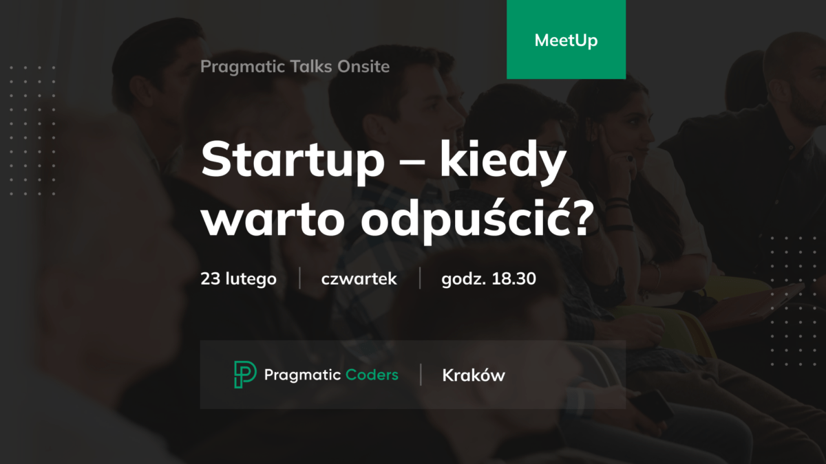 kolejny MeetUp w Pragmatic Coders